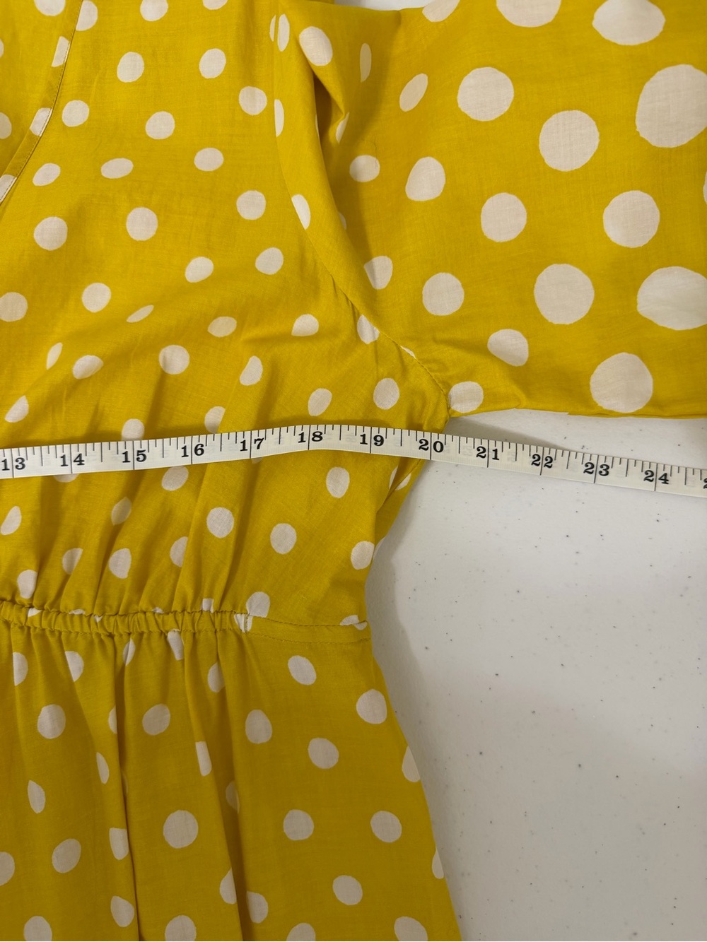 Boden Polka Dot Pom Pom Bell Sleeve 100% Cotton Tunic Cover Up 12R - Picture 7 of 10